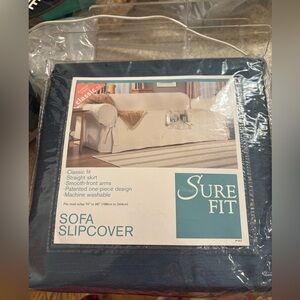 Sure Fit Classic Fit Sofa Slipcover in Navy